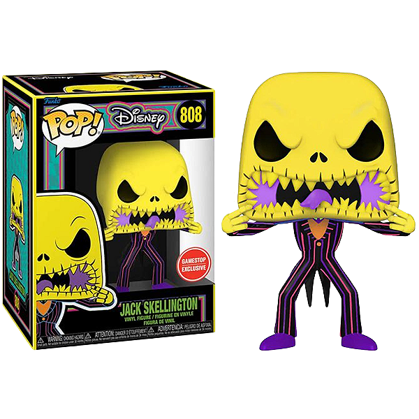 Funko Pop! Disney O Estranho Mundo de Jack Jack Skellington 808 Exclusivo