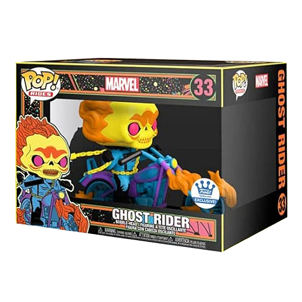 Funko Pop! Rides Marvel Motoqueiro Fantasma / Ghost Rider 33 Exclusivo