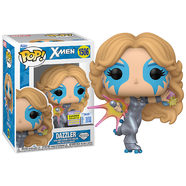 Funko Pop! Marvel X-Men Dazzler 1506 Exclusivo Diamond SDCC 2025