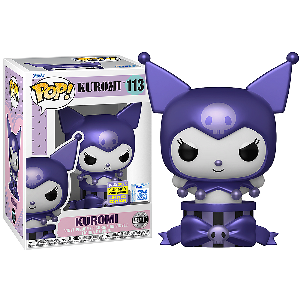 Funko Pop! Animation Sanrio Kuromi 113 Exclusivo Metallic SDCC 2025