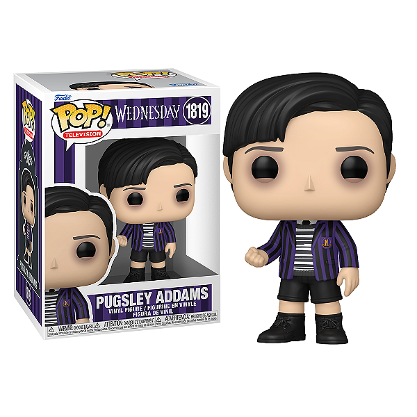 Funko Pop! Television Wandinha Wednesday Pugsley Addams 1819