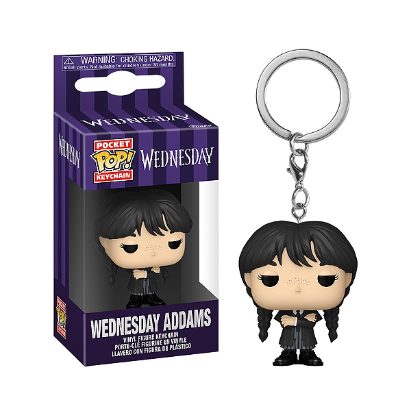 Funko Pop! Keychain Chaveiro Television Wandinha Wednesday Addams