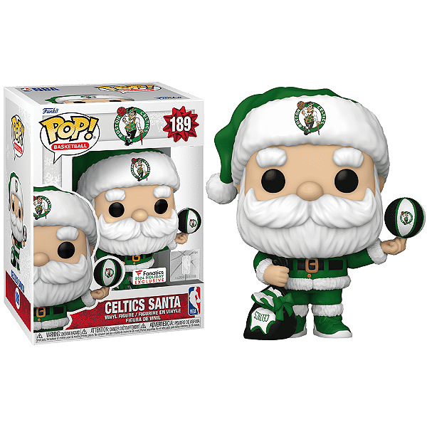 Funko Pop! Basketball NBA Celtics Santa 189 Exclusivo