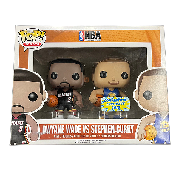 Funko Pop! Sports Basketball NBA Dwyane Wade VS Stephen Curry 2 Pack Exclusivo