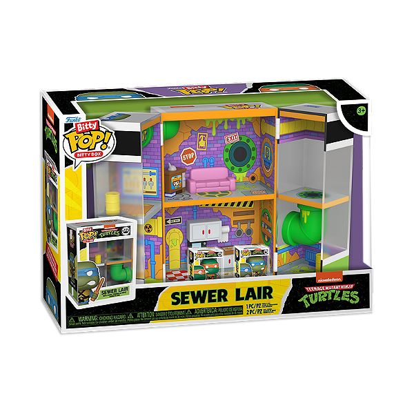 Funko Bitty Pop! Bitty Box As Tartarugas Ninjas Sewer Lair