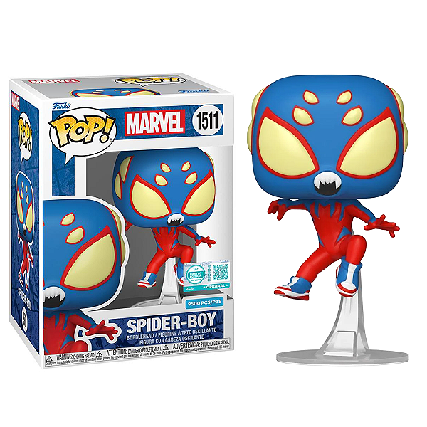Funko Pop! Marvel Homem Aranha Spider Boy 1511 Exclusivo 9500 Pcs