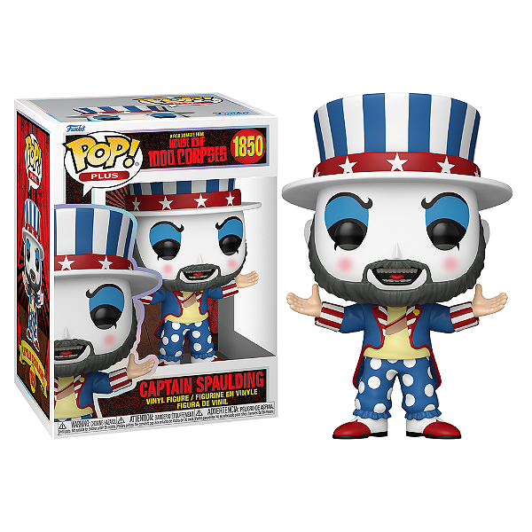 Funko Pop! Plus Filme Terror A Casa dos 1000 Corpos Captain Spaulding 1850