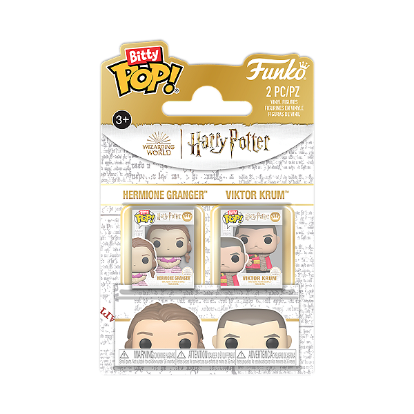 Funko Bitty Pop! Harry Potter Hermione Granger & Viktor Frum 2 Pack