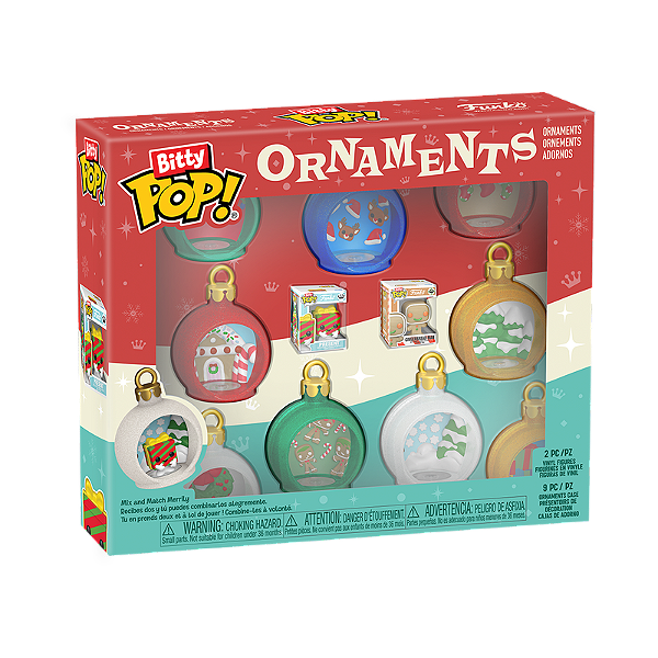 Funko Bitty Pop! Funko Natal Ornaments 9 Pack