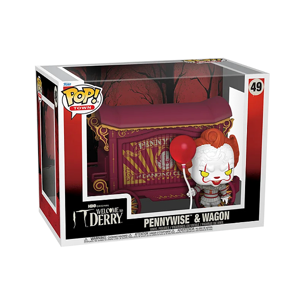 Funko Pop! Television Terror It: Bem-Vindos a Derry Pennywise & Wagon 49