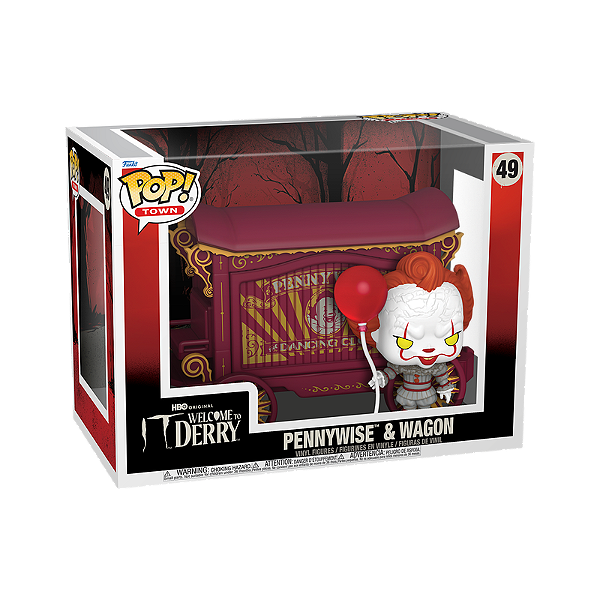 Funko Pop! Television Terror It Welcome To Derry Pennywise & Wagon 49