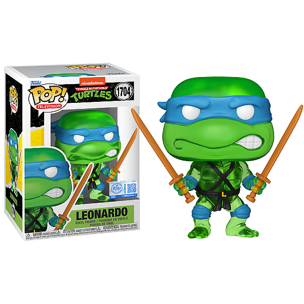 Funko Pop! Television As Tartarugas Ninjas Leonardo 1704 Exclusivo