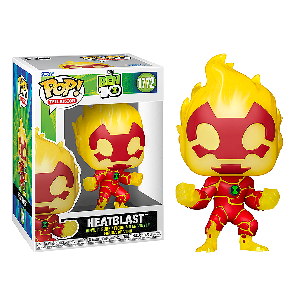 Funko Pop! Television Cartoon Network Ben 10 Heatblast 1772