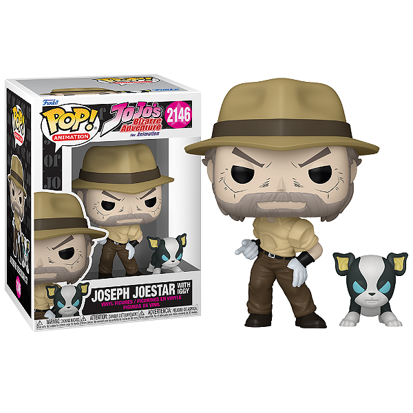 Funko Pop! Animation JoJos Bizarre Adventure Joseph Joestar With Iggy 2146