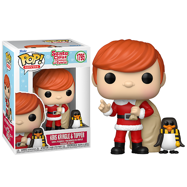 Funko Pop! Filme A Verdadeira História de Papai Noel Kris Kringle & Topper 1795