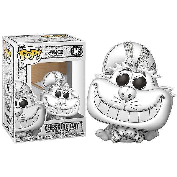 Funko Pop! Sketched / Desenho Feito A Mão Disney Alice No Pais Das Maravilhas Cheshire Cat 1645