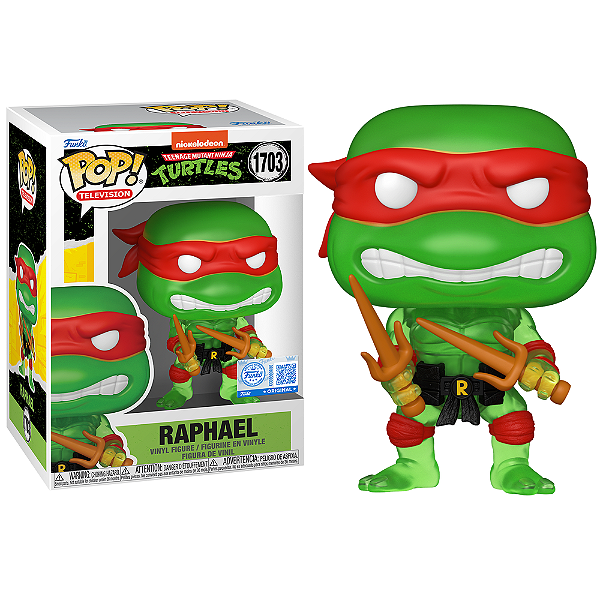 Funko Pop! Television As Tartarugas Ninjas Raphael 1703 Exclusivo