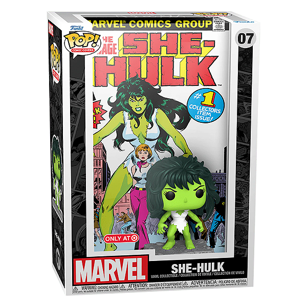 Funko Pop! Comic Covers Marvel Mulher Hulk / She Hulk 07 Exclusivo