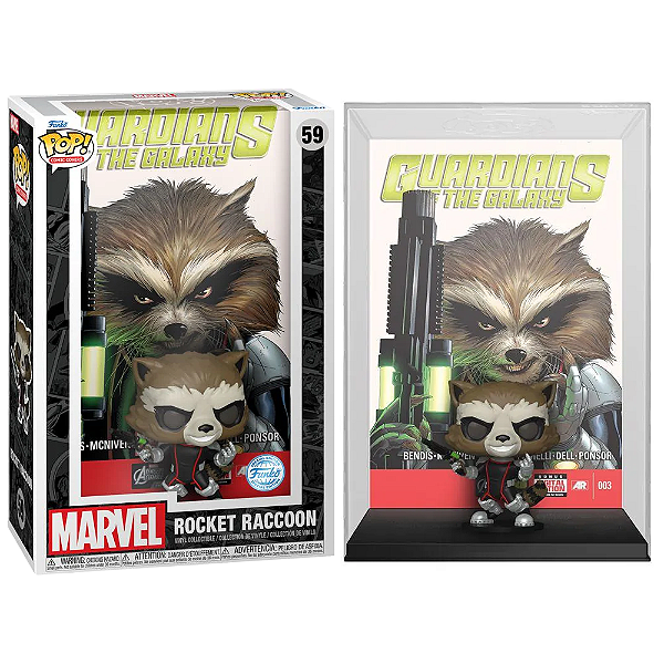 Funko Pop! Comic Covers Marvel Rocket Raccoon 59 Exclusivo