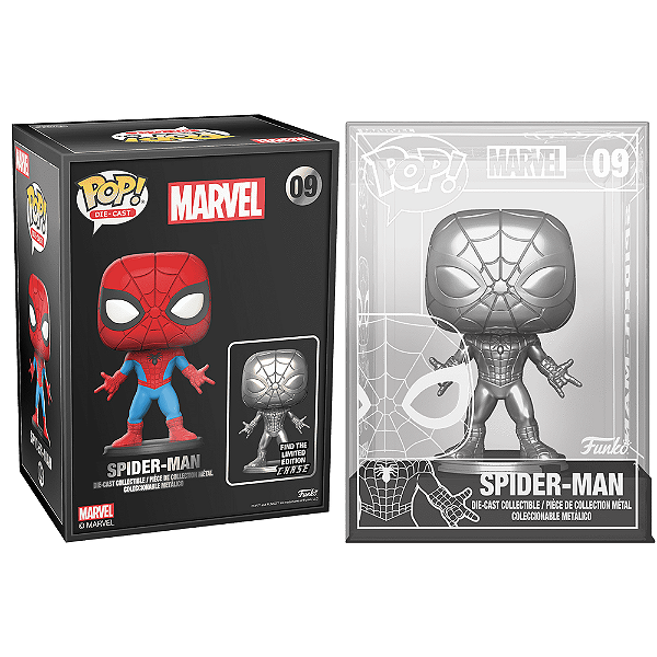 Funko Pop! Die-Cast Marvel Homem Aranha / Spider-Man 09