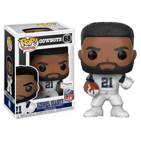 Funko Pop! Football NFL Cowboys Ezekiel Elliott 68 Exclusivo