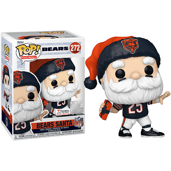 Funko Pop! Football NFL Bears Santa 272 Exclusivo