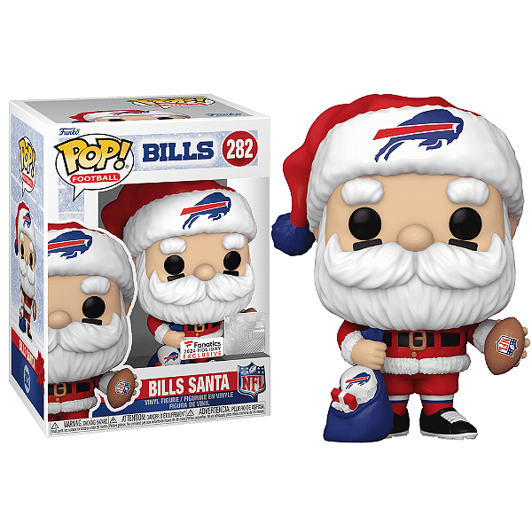 Funko Pop! Football NFL Bills Santa 282 Exclusivo