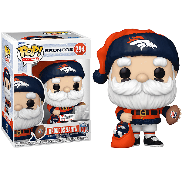 Funko Pop! Football NFL Broncos Santa 294 Exclusivo