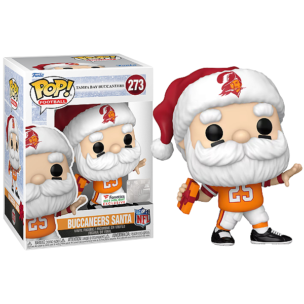 Funko Pop! Football NFL Buccaneers Santa 273 Exclusivo