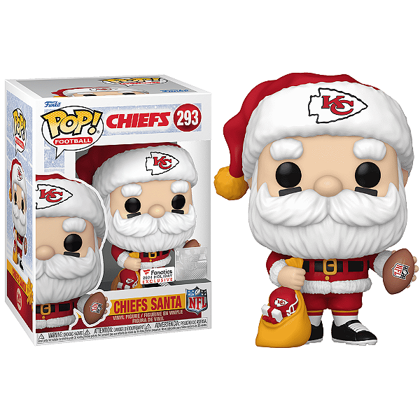 Funko Pop! Football NFL Chiefs Santa 293 Exclusivo