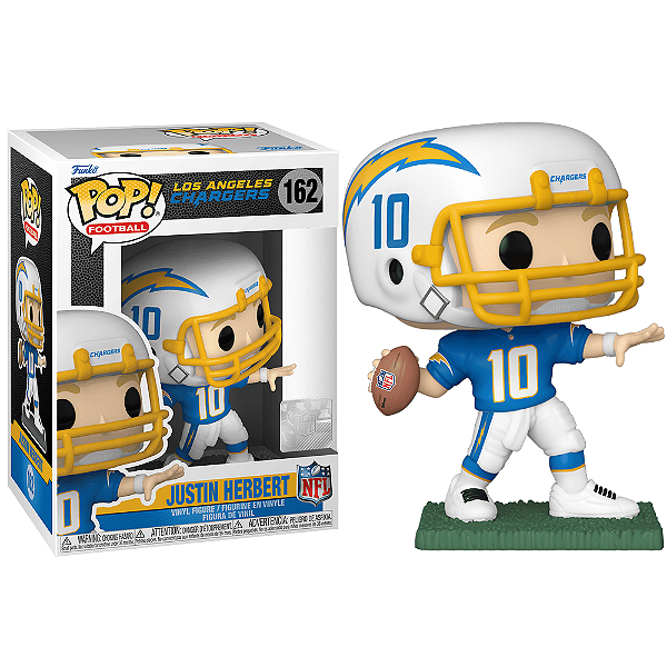 Funko Pop! Football NFL Los Angeles Chargers Justin Herbert 162 Exclusivo