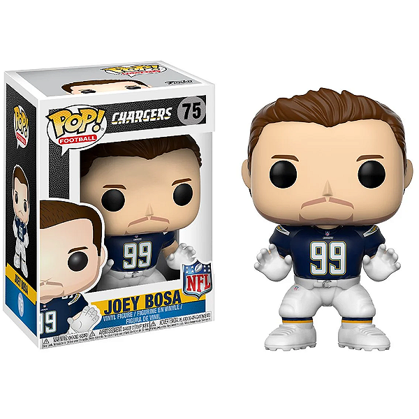 Funko Pop! Football NFL Chargers Joey Bosa 75 Exclusivo