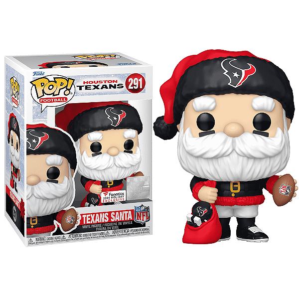 Funko Pop! Football NFL Texans Santa 291 Exclusivo