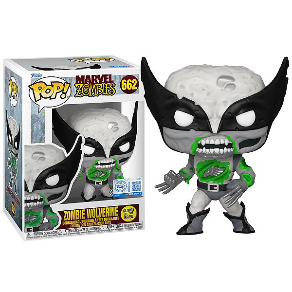 Funko Pop! Marvel Zombies Zombie Wolverine 662 Exclusivo Glow