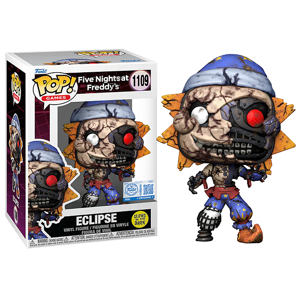 Funko Pop! Games Five Nights At Freddys Eclipse 1109 Exclusivo Glow