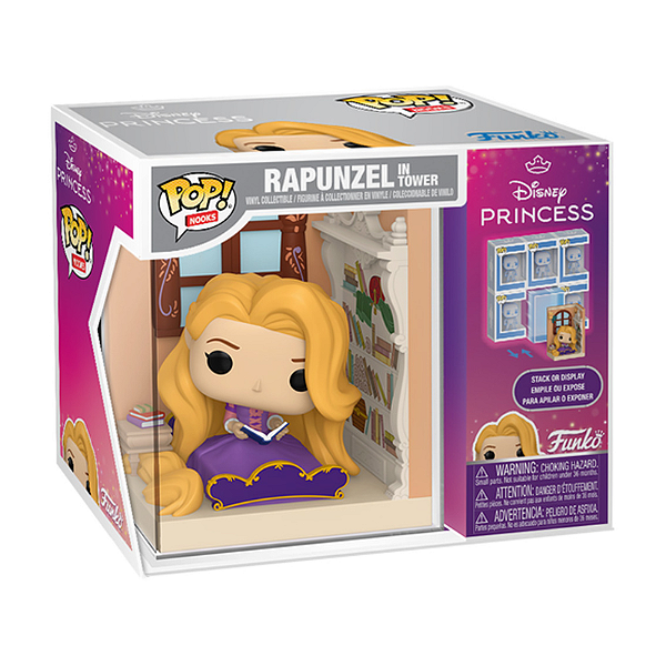 Funko Pop! Nooks Disney Filme Enrolados Princesa Rapunzel In Tower