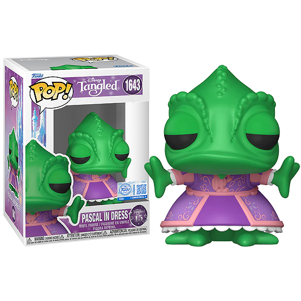 Funko Pop! Disney Tangled / Enrolados Pascal In Dress 1643 Exclusivo