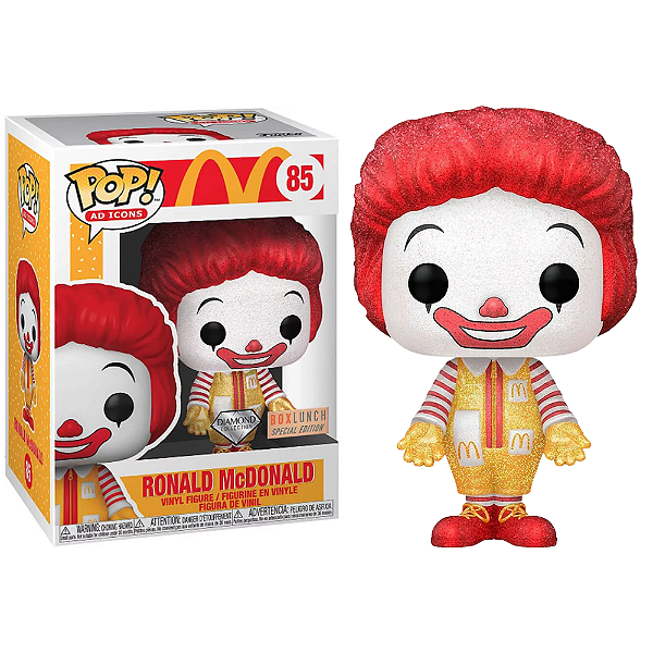 Funko Pop! AD Icons McDonalds Ronald McDonald 85 Exclusivo Diamond