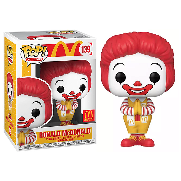 Funko Pop! Ad Icons MCDonalds Ronald McDonald 139 Exclusivo