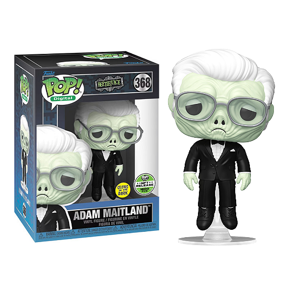 Funko Pop! Digital NFT Beetlejuice Adam Maitland 368 Exclusivo Glow
