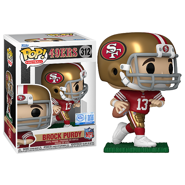 Funko Pop! Football NFL 49ERS Brock Purdy 312 Exclusivo