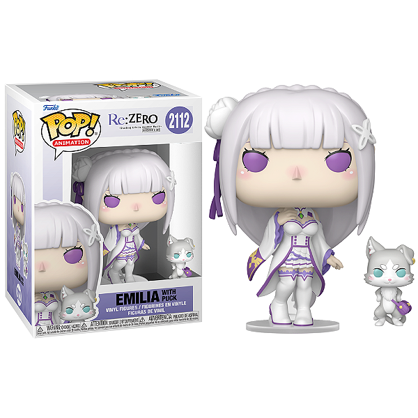 Funko Pop! Animation Re:Zero Emilia With Puck 2112