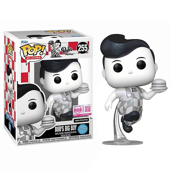 Funko Pop! Ad Icons Bobs Big Boy 255 Exclusivo Glitter 1200 Pcs