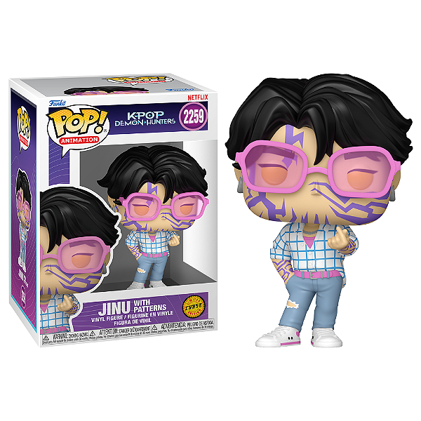 Funko Pop! Animation Guerreiras do K-Pop Huntrix Demon Hunters Jinu 2259 Exclusivo Chase