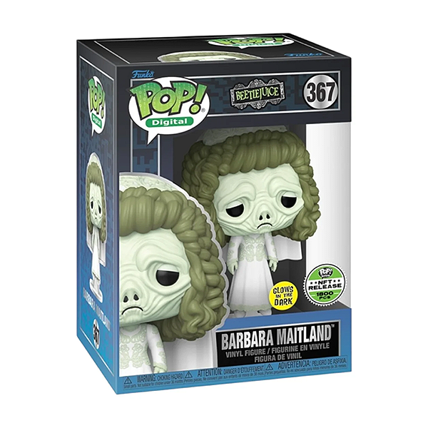 Funko Pop! NFT Beetlejuice Barbara Maitland 367 Exclusivo Glow