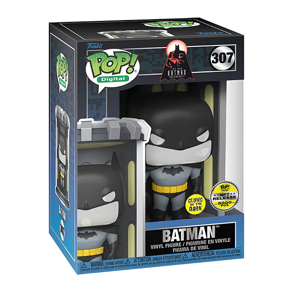 Funko Pop! Digital NFT DC Comics Batman 307 Exclusivo Glow