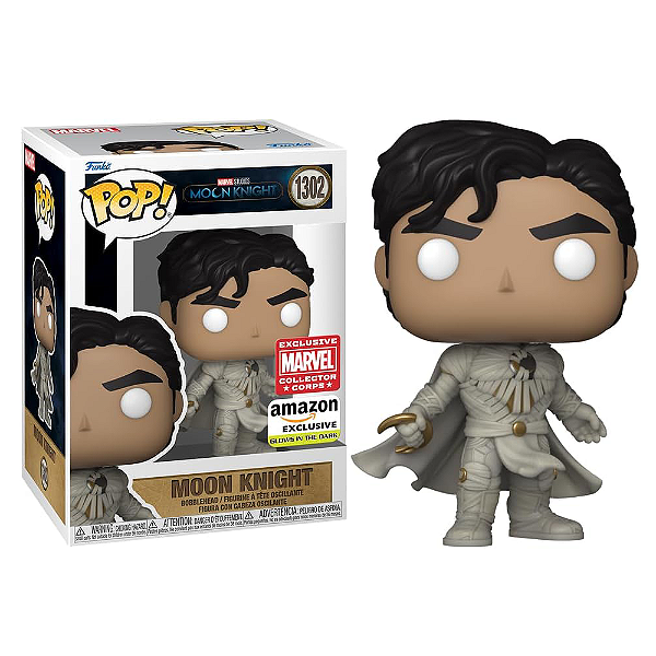 Funko Pop! Marvel Cavaleiro Da Lua Moon Knight 1302 Exclusivo Glow