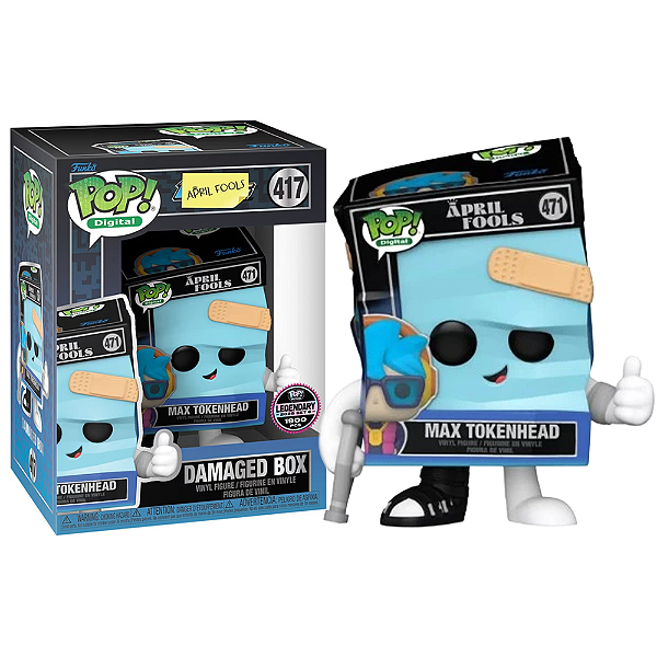 Funko Pop! Digital NFT April Fools Damaged Box 417 Exclusivo