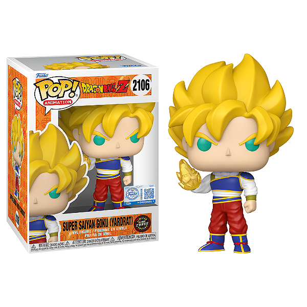 Funko Pop! Animation Dragon Ball Z Super Saiyan Goku Yardrat 2106 Exclusivo Glow Chase