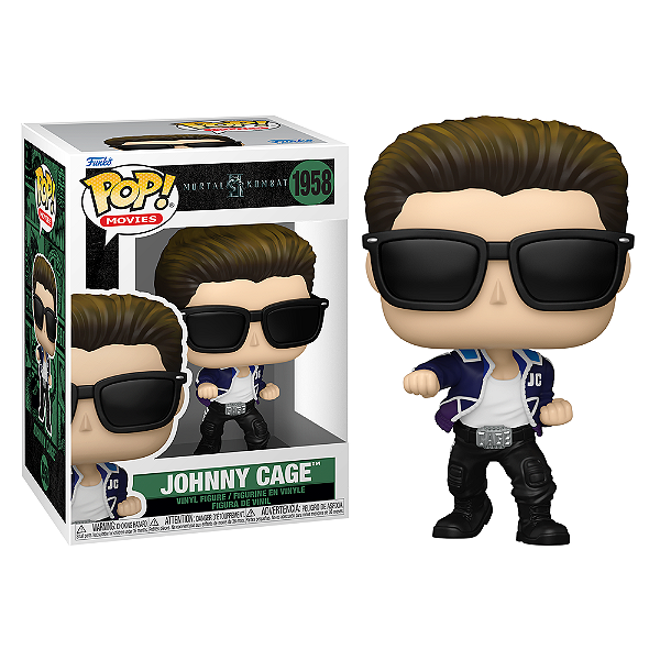 Funko Pop! Filme Mortal Kombat Johnny Cage 1958